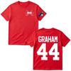 2026 Sommer Mode Trendiges T-Shirt Herren Damen Vintage Oberteil Off Campus TV-Serien T-Shirts Graham 44 Briar University Herren Damen Kleidung Mode T-Shirt