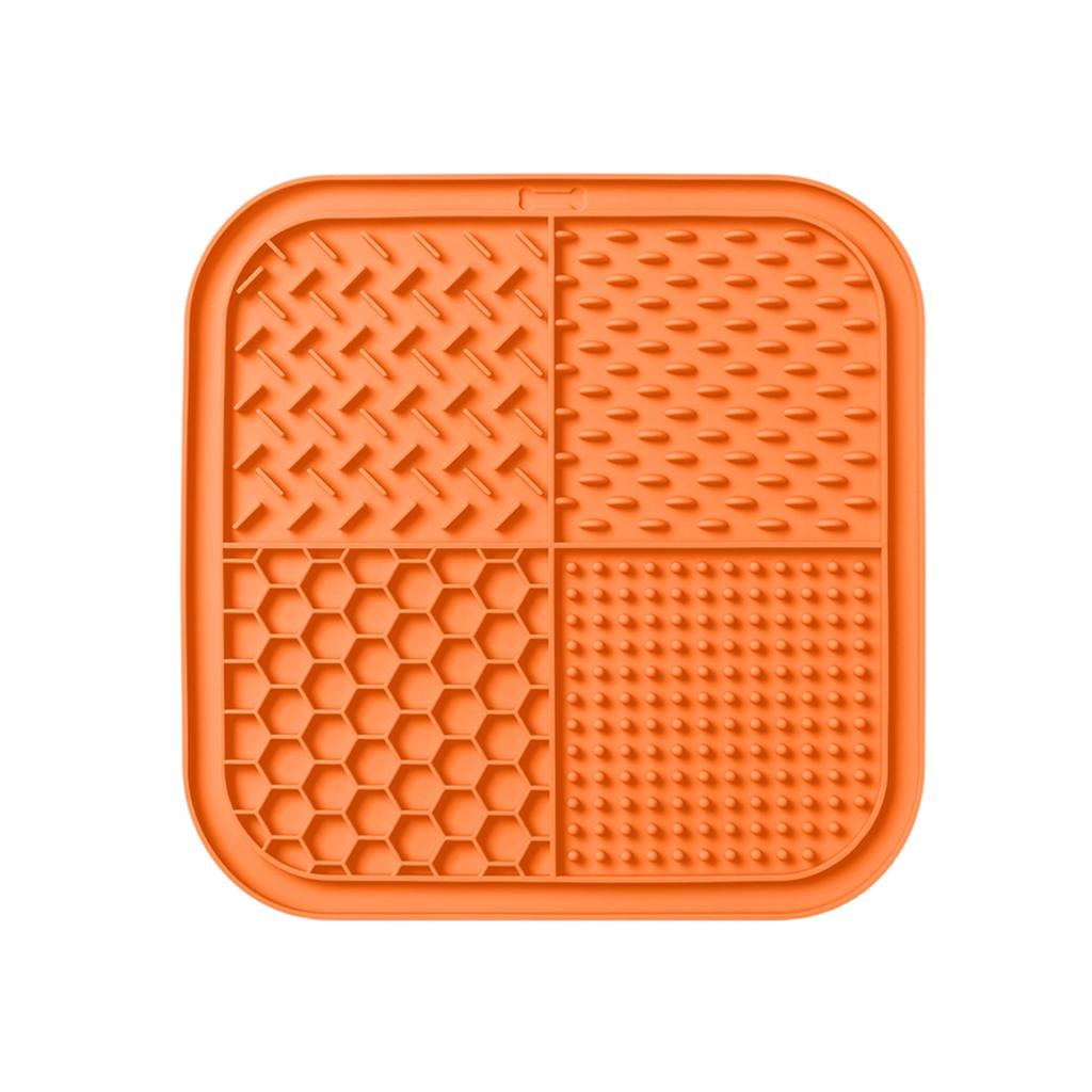 Licking Mat For Dogs & Cats With Suction Cups,Dog Slow Feeder Lick Pat For Anxiety Relief, Dog Toys Feeding Mat For Butter Yogurt, Bathing