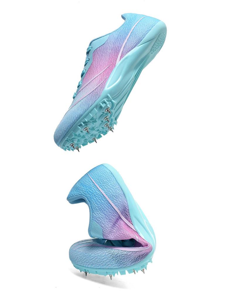Student Competition Training Track & Field Long Jump Shoes with 8 Spikes, Sizes 35-45.