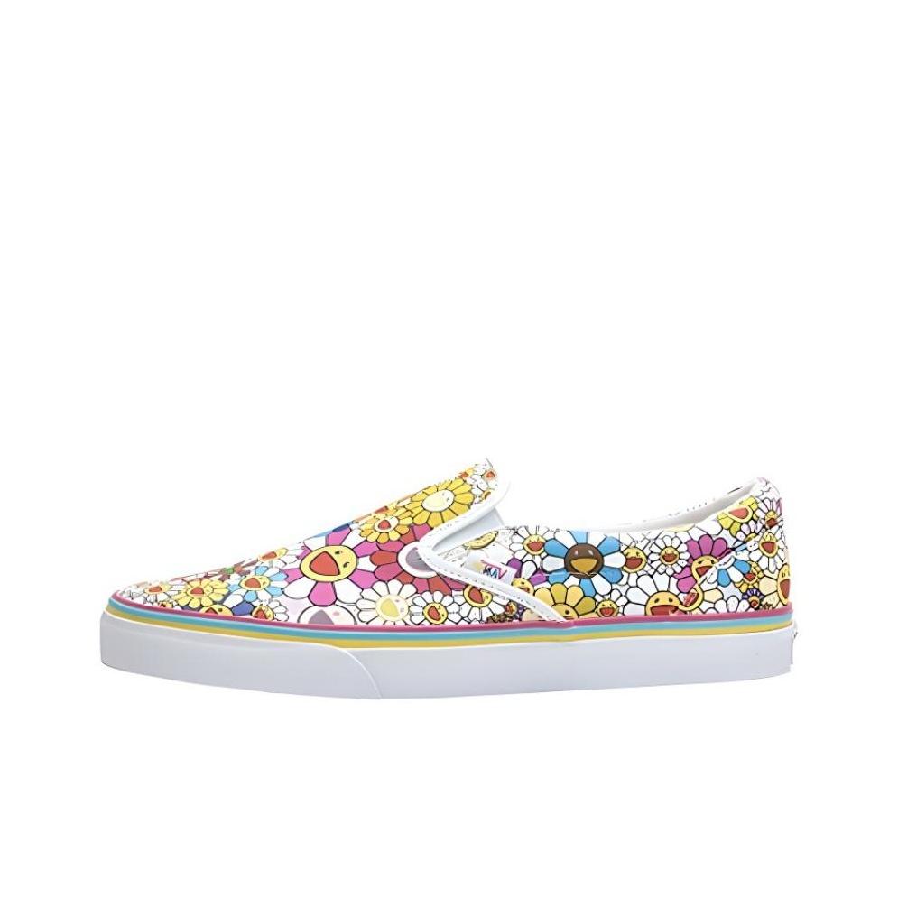 Vans Takashi Murakami Klasické Slip-On LX Multi Flower Unisex Tenisky Bílé VN-0ZSIGQC