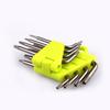 Set di punte per cacciavite esagonale 8 in 1 Kit di strumenti per chiavi T5-T20 Kit di cacciaviti Torx per chiavi a stella CR-V con supporto per il trasporto