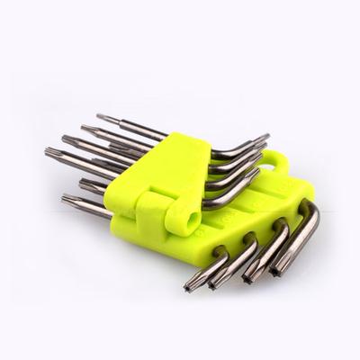 8 in 1 Altıgen Tornavida Anahtarı Bit Seti T5-T20 Anahtarı Alet Kiti CR-V Yıldız Anahtar Anahtarı Torx Tornavida seti Taşıma Tutucu ile