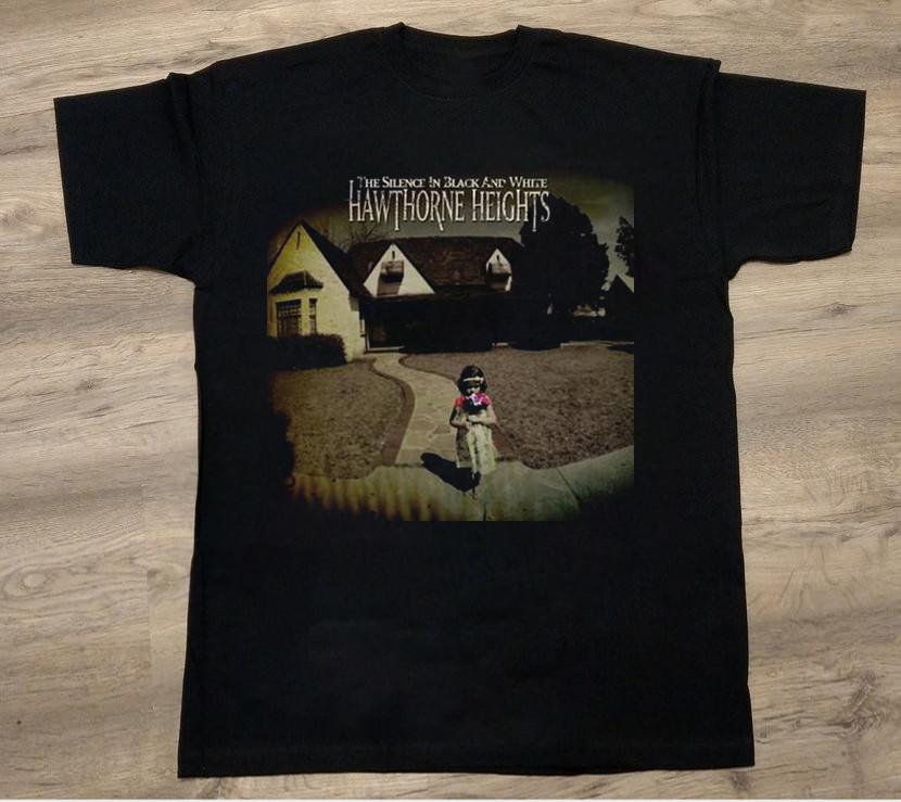RARE Hawthorne Heights Black Cotton All size S-5XL Gift For Fans T-shirt DS116 Unisex T-Shirt XXXXL