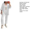 Summer Piece Shirt Outfit for Women 2 And Cropped Pants Set