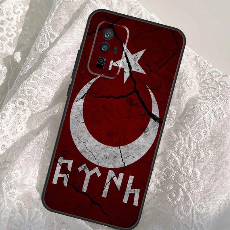 

Turkey Turkish Flag Wolf Case For Xiaomi 14T Pro 13T 12T 11T 13 14 Ultra POCO X6 Pro M6 X3 X5 M5s F3 F5 F6 Cover Xiaomi 14T Pro