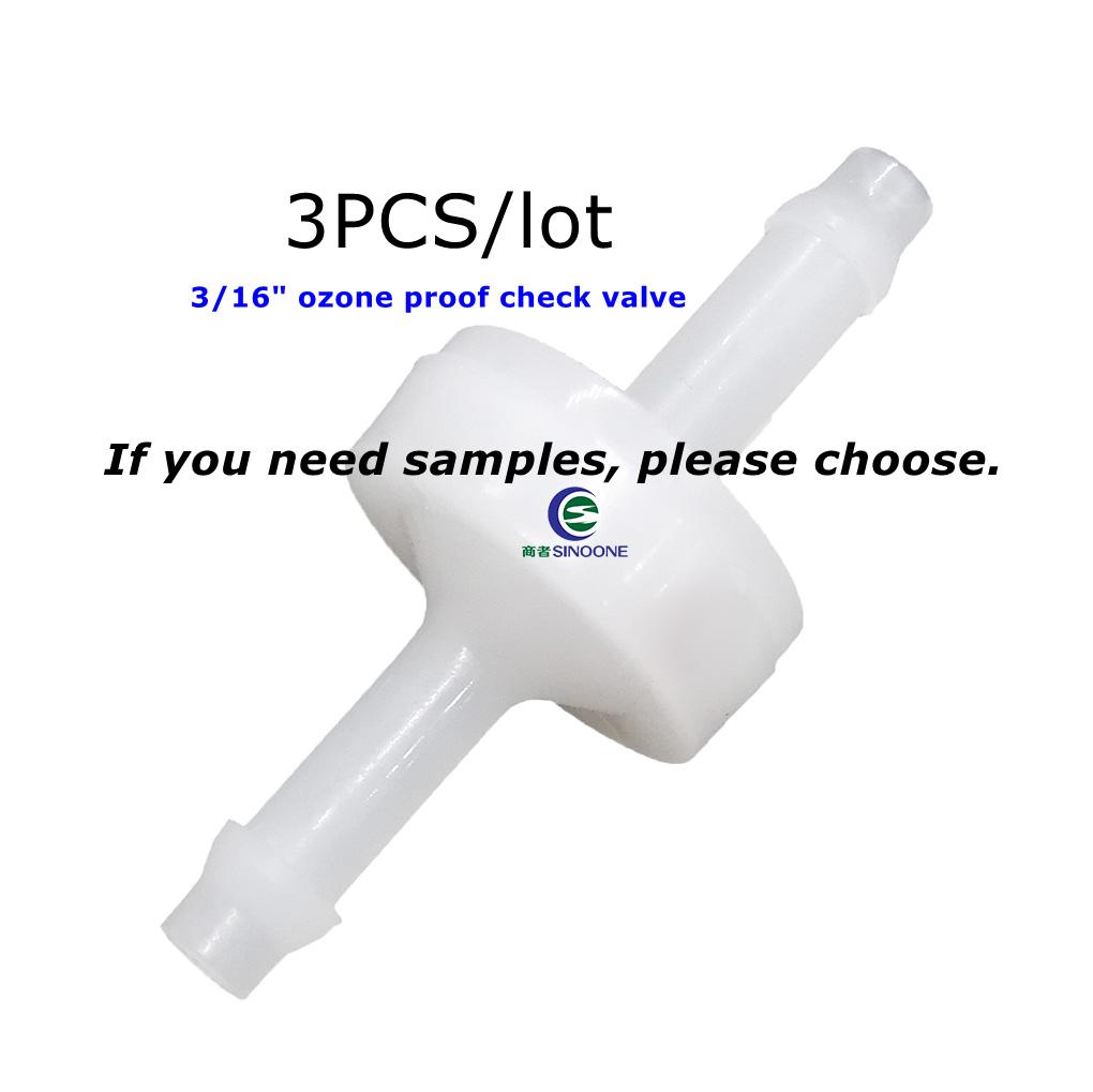 3/16 Inch PVDF Ozone Check Valve Pipeline Connection Maintenance-free Design No Frequent Maintenance or Replacement Required