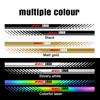 2PCS Car Side Body Stripes Vinyl Sticker Racing Sport Decals Auto Accessories For Mercedes Benz W204 W124 W220 W205 GLA CLA AMG