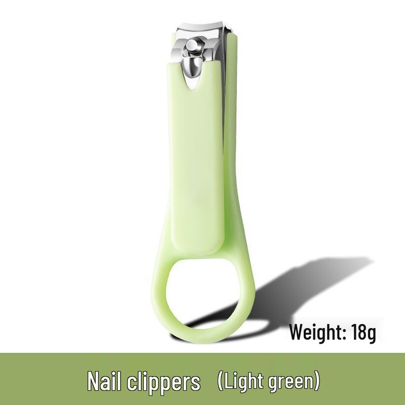 Child-Safe Anti-Pinch Baby Nail Clipper Set - Anti-Splash, Cute Design, Portable for Kids and Students