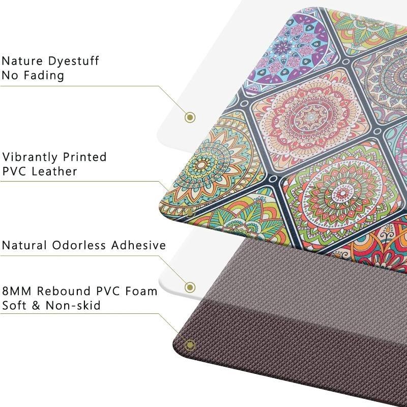 Carpet for Kitchen Waterproof Floor Mat Pvc Leather Long Non-slip Foot Mats Minimalist Home Decoration Balcony Rug Alfombra