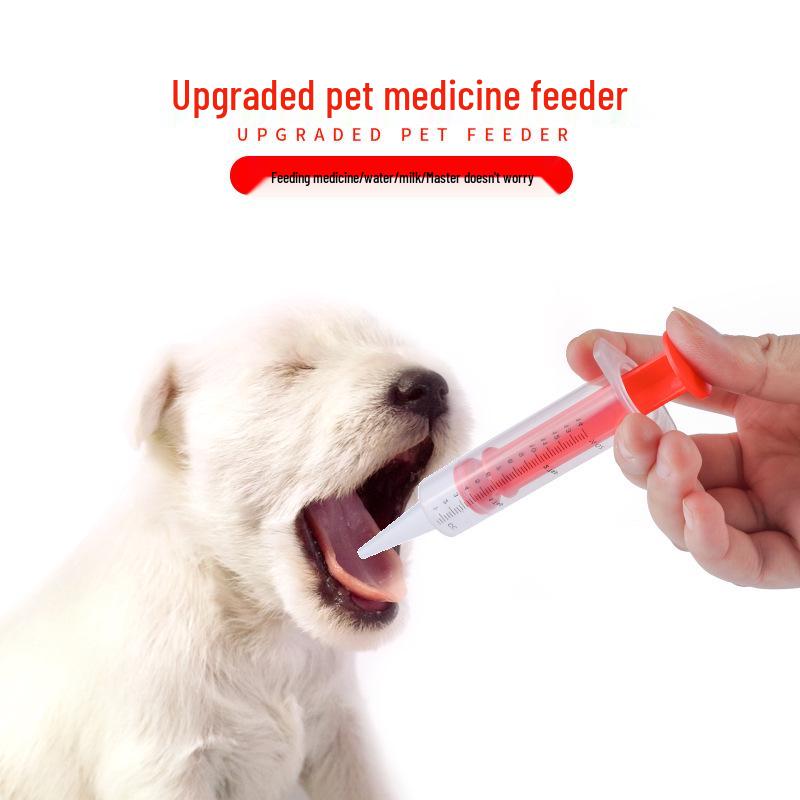 Pet Medicine Feeder: Two-Piece Dual-Use Set for Cats, Dogs, & Small Animals