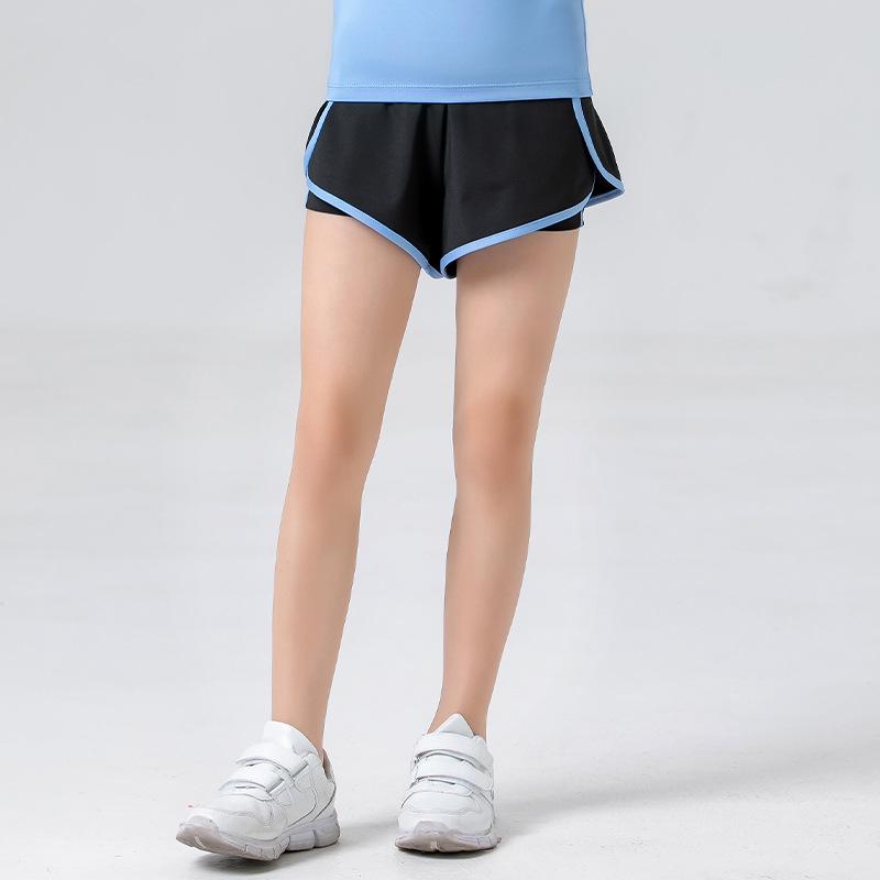 Women s High-Waisted Fake Two-Piece Quick-Dry Yoga Shorts - Breathable, Anti-Exposure, High Elasticity Fitness Pants 130