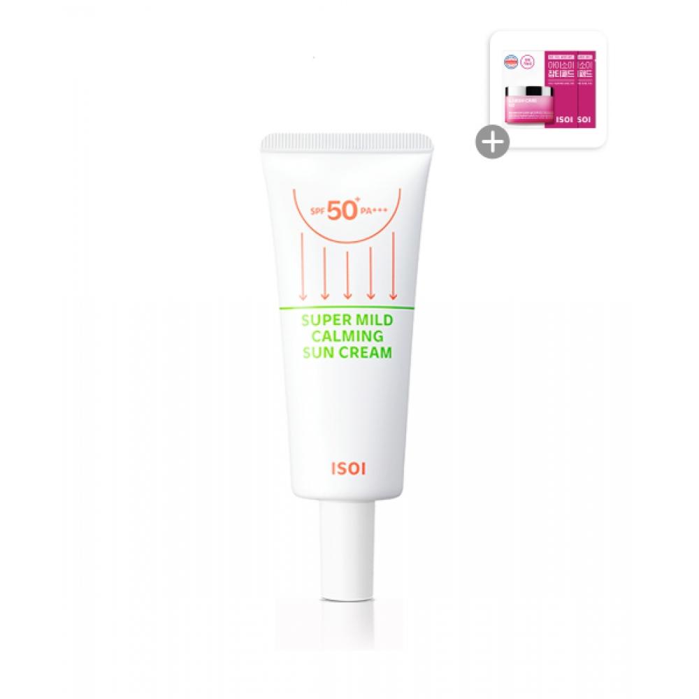 Isoi Super Mild Calming Sun Cream Spf50+ Pa+++ 55ml