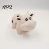 Pinch Resistant Toy Squeaky Cow Squeeze with Realistic Sound Soft TPR Fidget for Stress Rubber Ball Relief & Pranks Cute Farm Animal-Shaped