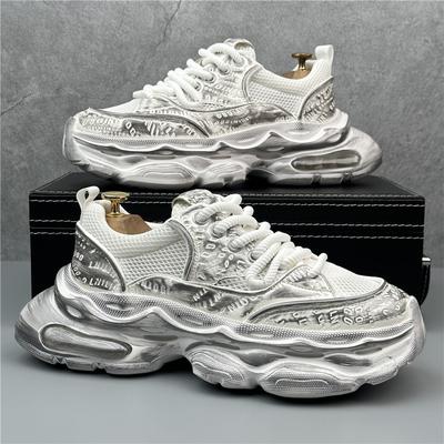 Herbst Männer Casual Sneakers Plattform Laufsportschuhe Männliche Tennisschuhe Chunky Trainer Walking Jogging Schuhe