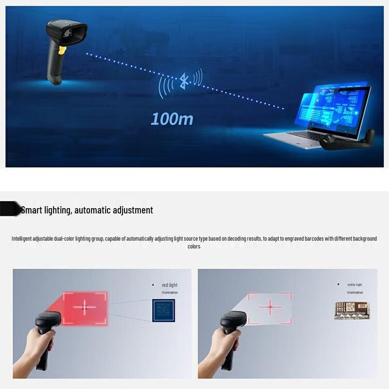 Seuic HS220DP Industrial Wireless Barcode Scanner
