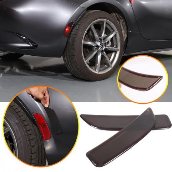 

Smoked Rear bumper Side Door Body Wheel brow Cover For Mazda MX-5 Miata 2016-23