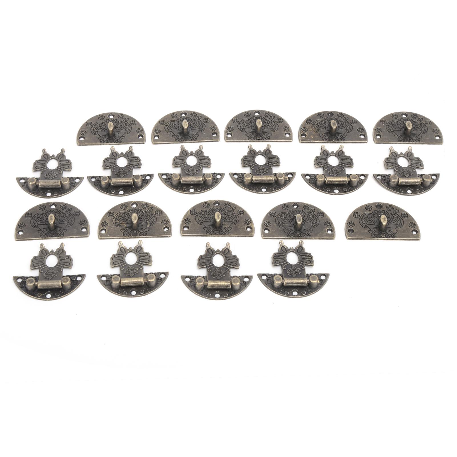 

Пряжка для замка коробки, антикварная металлическая, прочная, устойчивая, винтажная, ювелирная, застежка-защелка для ящика с инструментами, деревянная