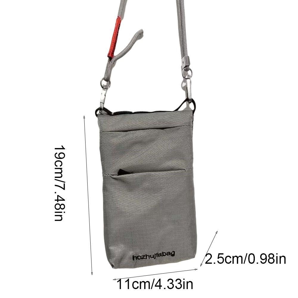 Oxford Cloth Travel Passport Holder Large Capacity Sports Shoulder Bag Crossbody Bag Travel