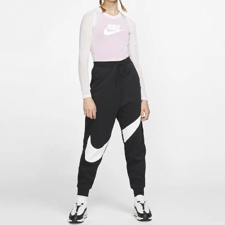 Nike Fleece Lined Sweatpants Knitted Sweatpants Women's Black BV3938-011