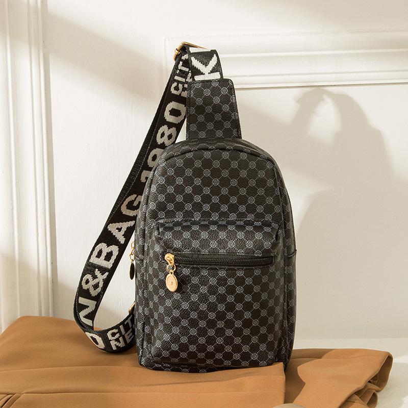 

Маленькая женская сумка Модная и простая сумка-мессенджер с принтом Женская нагрудная сумка