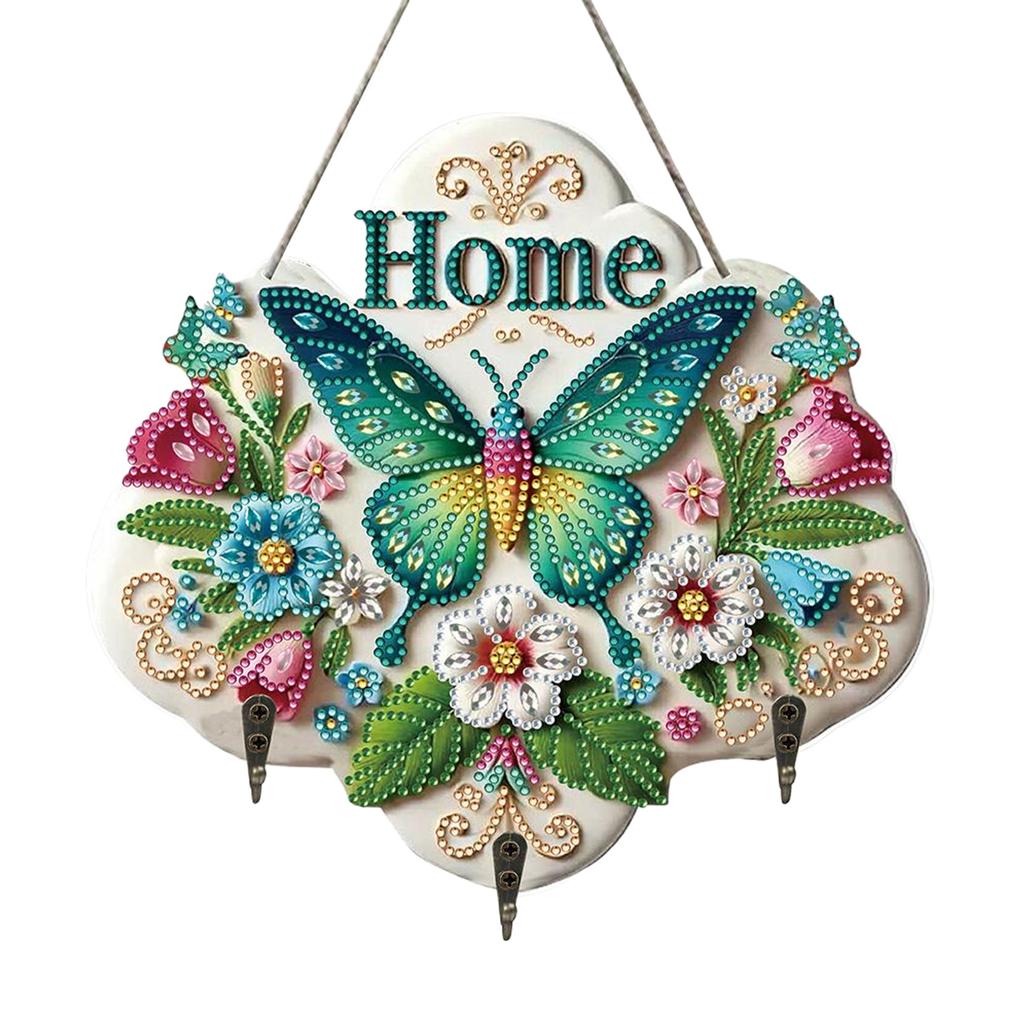 Hummingbird Butterfly DIY Diamond Painting Art Hooks Diamond Painting Hanging Hook for Wall Decoration and Space-Saving Storage