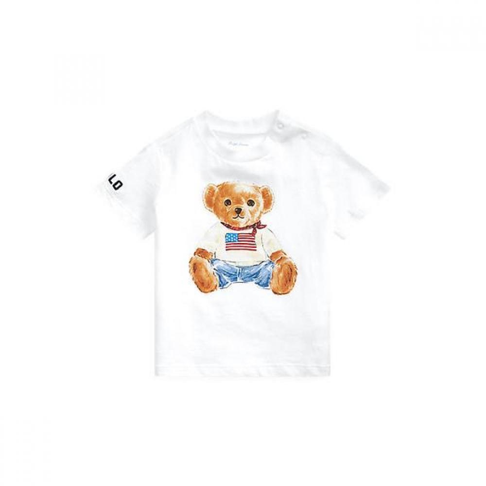 Ralph Lauren Baby Polo Bear Cotton Jersey Tee Cwpotshi8020139100 12M