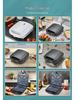 110V Multifunctional Household Toaster: Sandwich, Waffle Maker & Grill