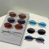 JYL TS Sunglasses UV Protection Ellipse Frameless Pearl Travel/3484