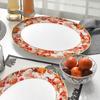 Jingdezhen Luxury Dinner Set Plates and Dishes Hotel Restaurant Ceramic Plate Bone China Porcelain Plate Wedding Gift