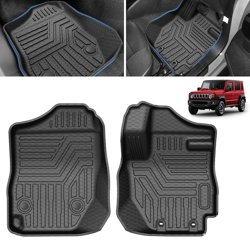 Cartist 3D Floor Mats for Jimny Nomad JC74 JIMNY NOMADE JC74W Wagon 2025 and TPE Material Custom Designed for Your Vehicle Easy Installation