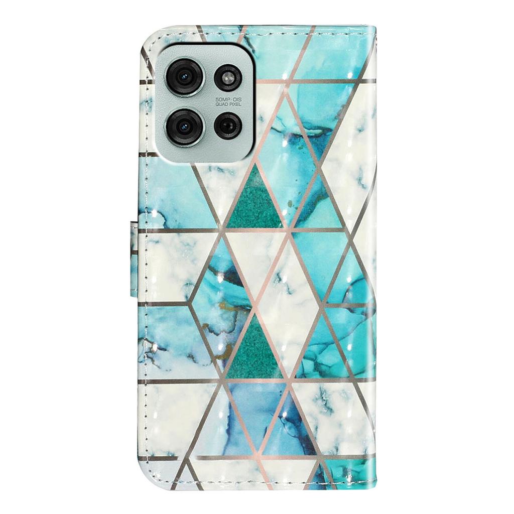 For Motorola Moto G75 5G Case 3D Pattern Printed Phone Leather Phone Cover