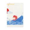 Frontier Kaya Fabric Dishcloth Mount Treasure and Sea Bream - Fuji, Ship, FKN-005