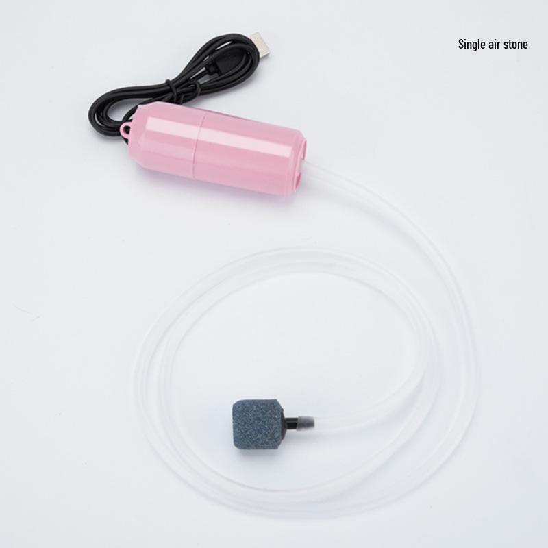 USB Rechargeable Portable Fish Tank Oxygen Pump for Outdoor Fishing and Aquarium Use