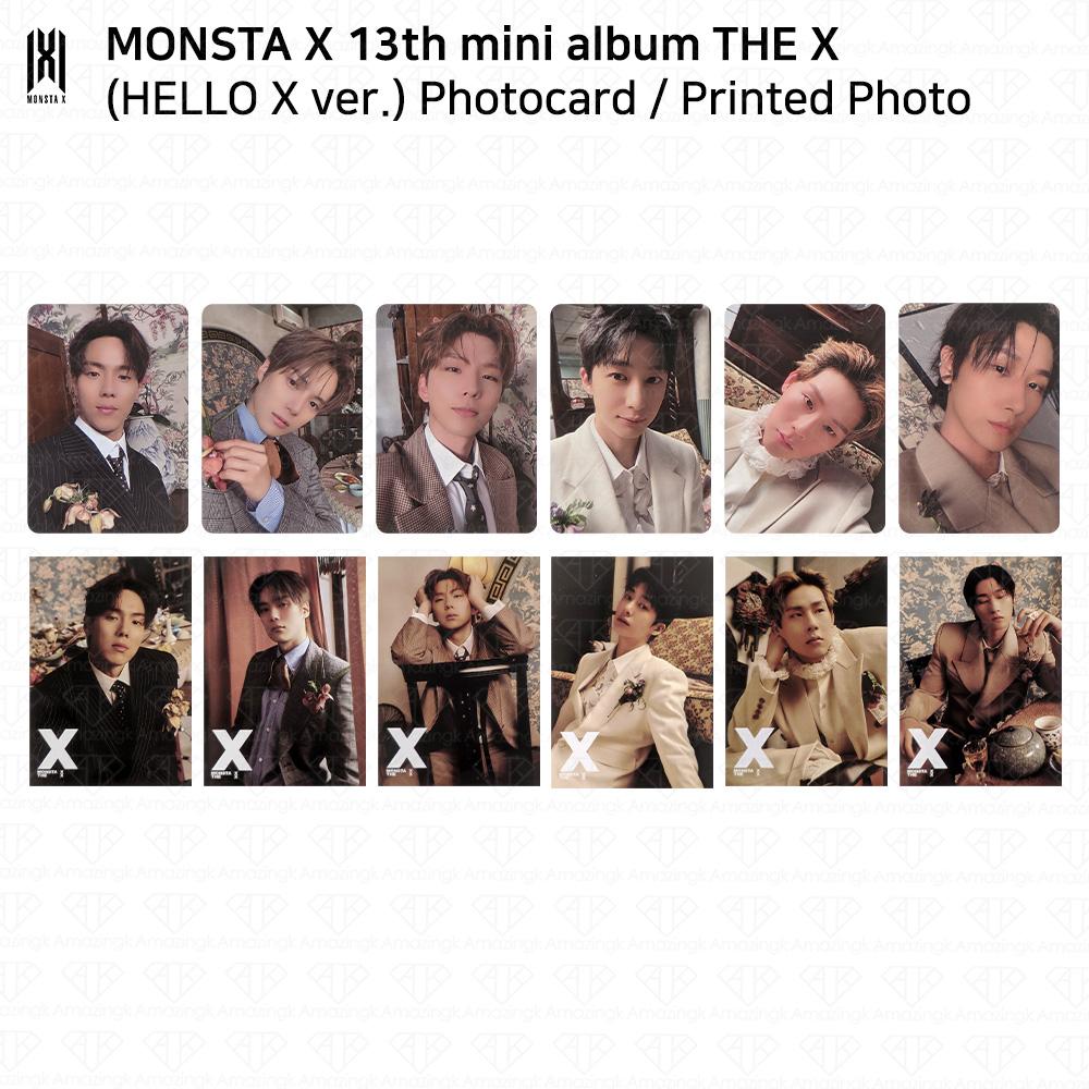 Monsta X The 13th Mini Album THE X Photobook Ver Hello X Ver Official Photocard