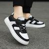 Kinder Vier Jahreszeiten Low Top Atmungsaktive Skateboardschuhe Kinder Studenten Trendige Lauf-Sportarten Jungen und Mädchen Bequeme Turnschuhe für die Halle