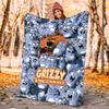 Grizzly & Lemminge Flanelldecke Weich Warm Ganzjahresdecke, Design für Camping, Autoreisen, Wandern Sofa, Bett, Büro Perfektes Geschenk für Partys