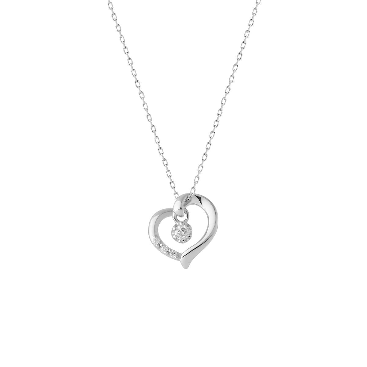 

K10 White Gold Necklace 112346123201 [Yondo Sea] Women s
