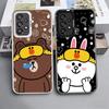 Cartoon Bear B-Browns C-Conys Soft Phone Case for Samsung A17 A16 A15 A14 A13 A57 A56 A55 A54 A53 A37 A36 A35 A34 A33 A26 A25 A2
