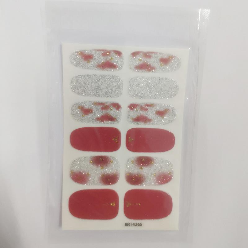 Gradient Manicure Stickers, Nail Stickers, Full Fake Nails, New Manicure Stickers, Nail Stickers