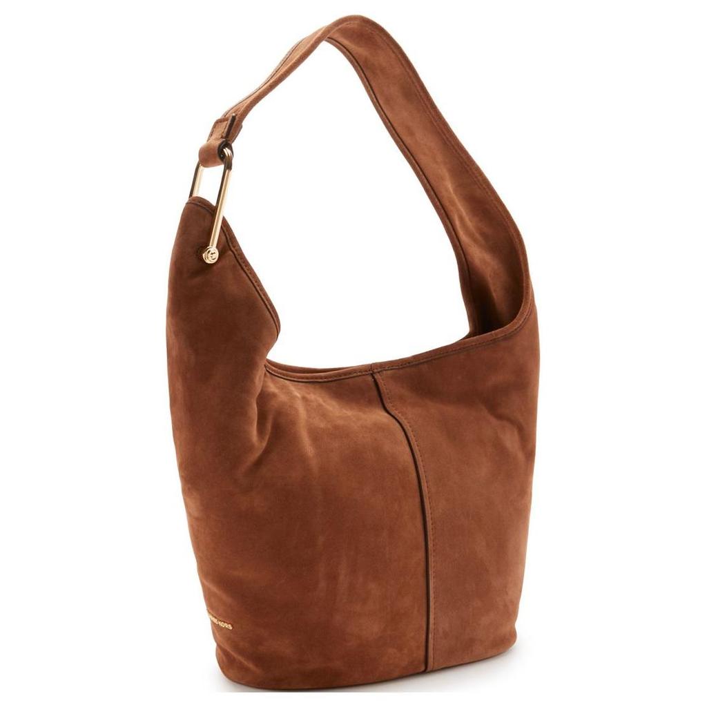 Michael Kors Vintage Zipper Dark Pocket Leather Tote Shoulder Bag Women Bags Brown 30F4G2YL6S-LUGGAGE