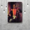 Simon Bolivar Metallschilder Wanddeko Vintage Blechschilder Captain Metallposter Dekor für Bar Kneipe Club Wanddekoration