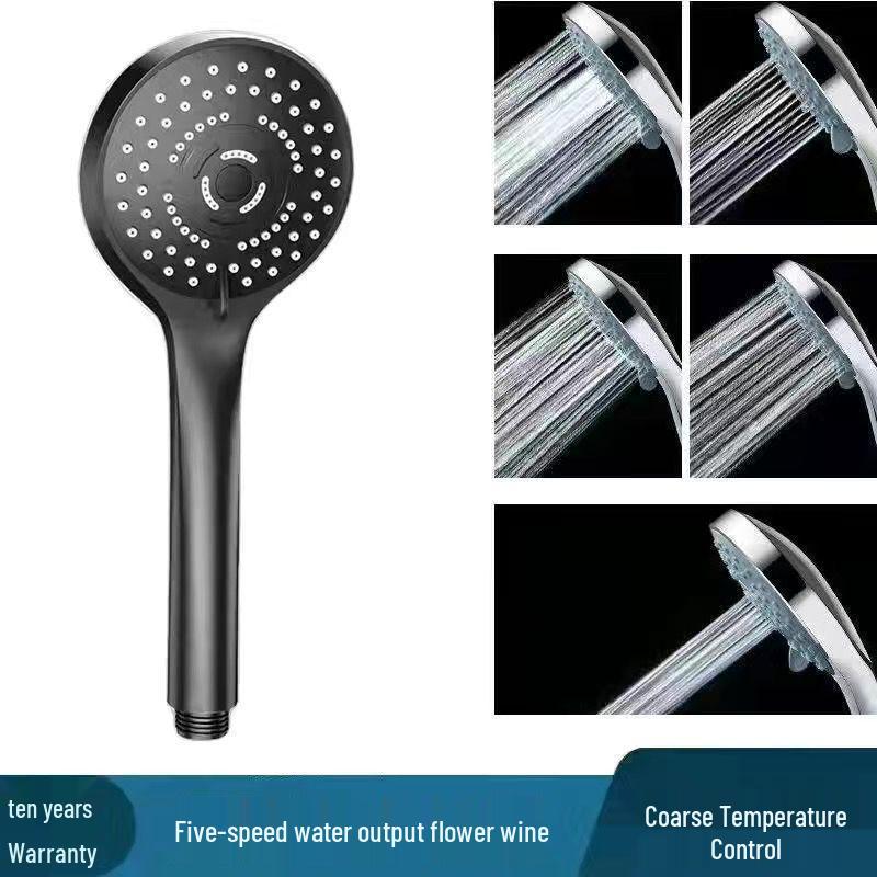 Hans Rain Shower Head Set - Single Head Booster with Faucet & Water Heater Compatibility