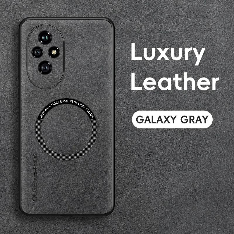 Magnetic Retro Leather Soft Case For Honor 200 Pro Honor200 Pro 5G Wireless Charging Phone Case Cover