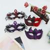 2Pcs Friendly Plastic Couple Masks Venetians Carnival Party Accessories Detailed Carved Design Comfortable Face Mask