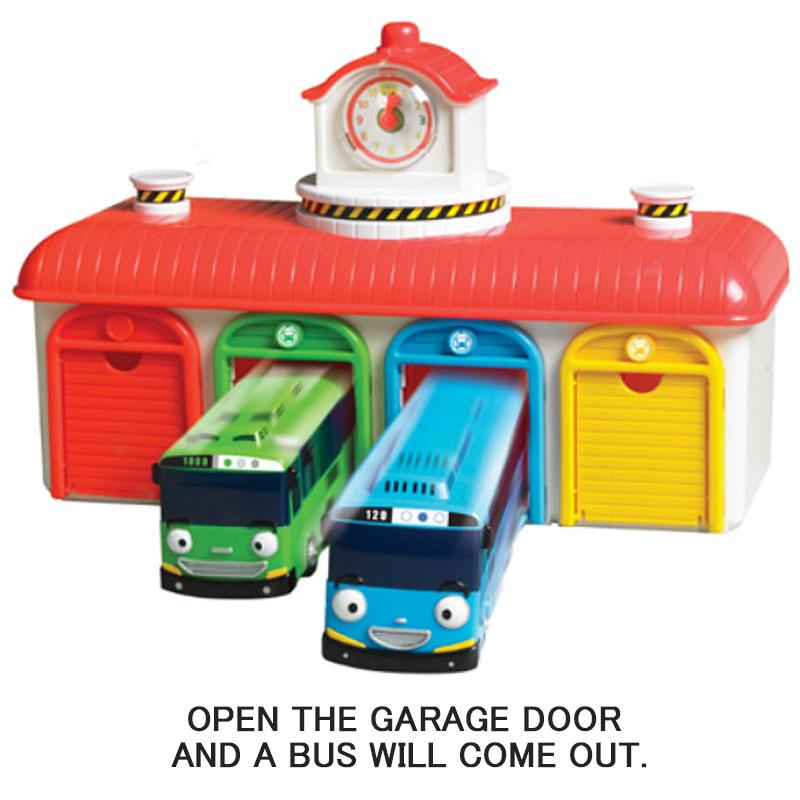 Tayo Bus Depot Center Spielset (Tayo Rogi)  Koreanische Animation The Little Bus TAYO Charater Kids