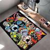 "Colorful Cartoon Horror Monsters Pattern Carpet for Living Room Decor" Suitable for use as an anti-slip for living room bedroom sofas