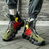 Anti-slip and Wear-resistant Sports Casual Shoes High-top Men's Shoes 2025 New Thick-soled Height-increasing Shoes