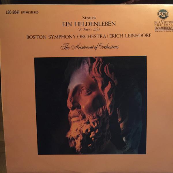 

LP Record RICHARD STRAUSS BOSTON SYMPHONY OR Ein Heldenleben A Heros Life LSC2641 RCA Victor Red Germany Classical Used