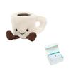 JELLYCAT Fun Items Series Jellycat Character Coffee Cup Doll Plush Doll 10cm High