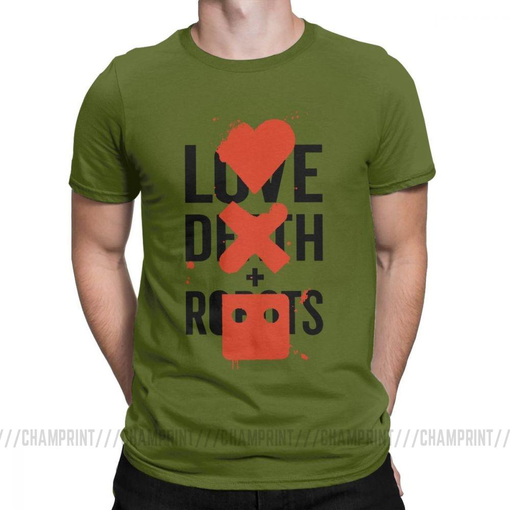 Cooles Love Death And Robots T-Shirt Großes Fan-T-Shirt Heavy Metal Sci-Fi